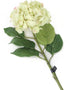 Artificial 87cm Single Stem Green and Pink Mophead Hydrangea